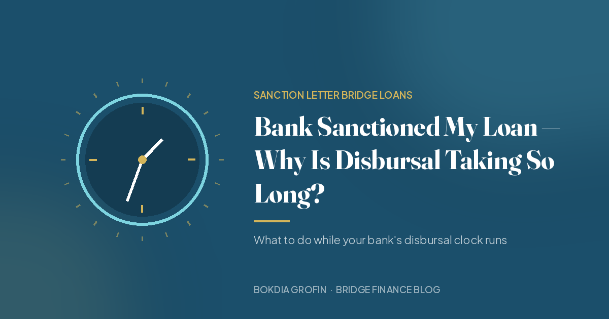 Bank Sanctioned My Loan, But Disbursal Is Delayed — Here Are 3 Real Options
